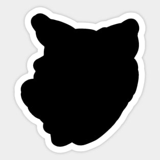 Laughing Wolf Sticker